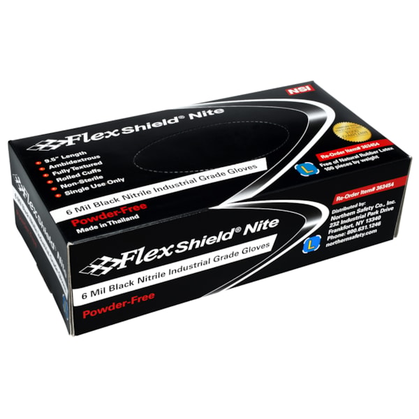 9.5” 6 Mil Industrial Grade Fully Textured Disposable Gloves 100/Box