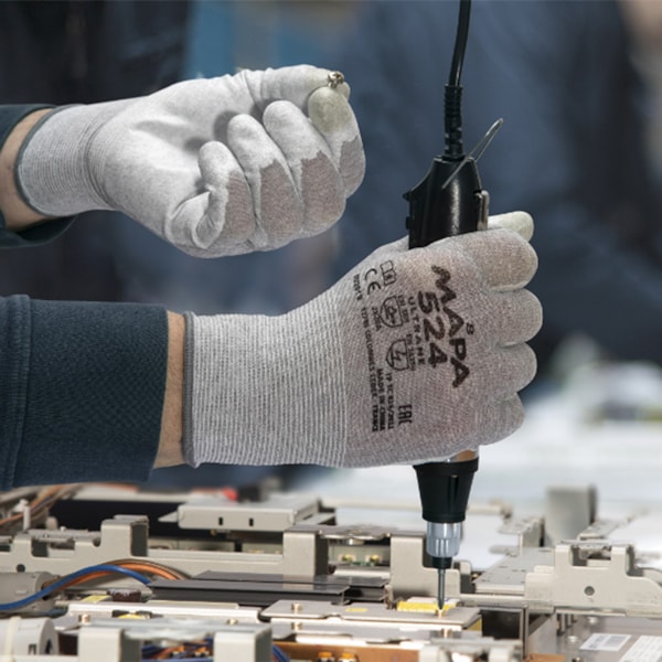 Ultrane 524 Palm Coated Electrostatic Protective Glove