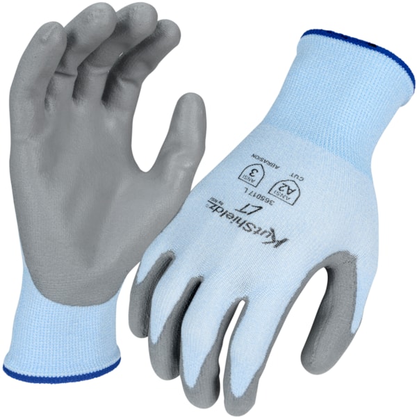 Polyurethane Palm Coated Level A2 Cut Resistant Glove