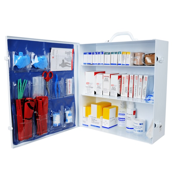 100 Person 3 Shelf First Aid Steel Cabinet