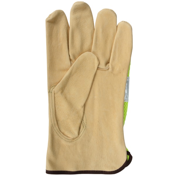 Hi-Vis Grain Pigskin Leather Driver’s Gloves