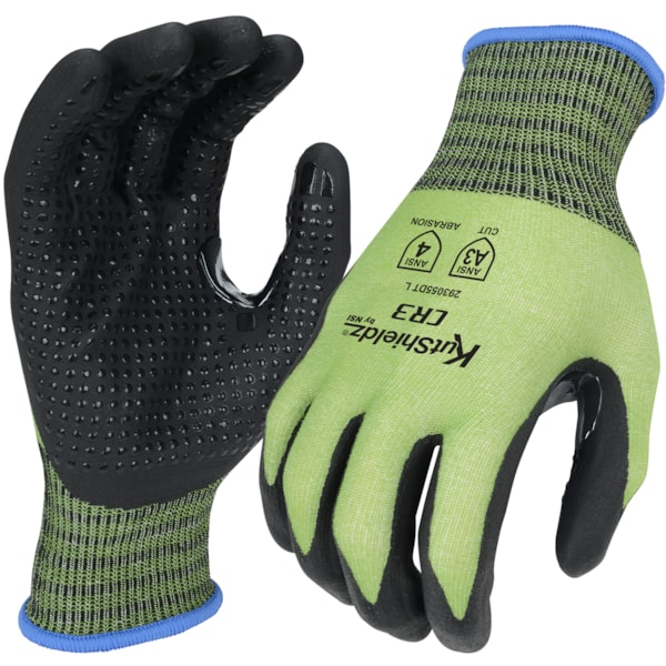 Dotted Nitrile Cut Resistant Gloves