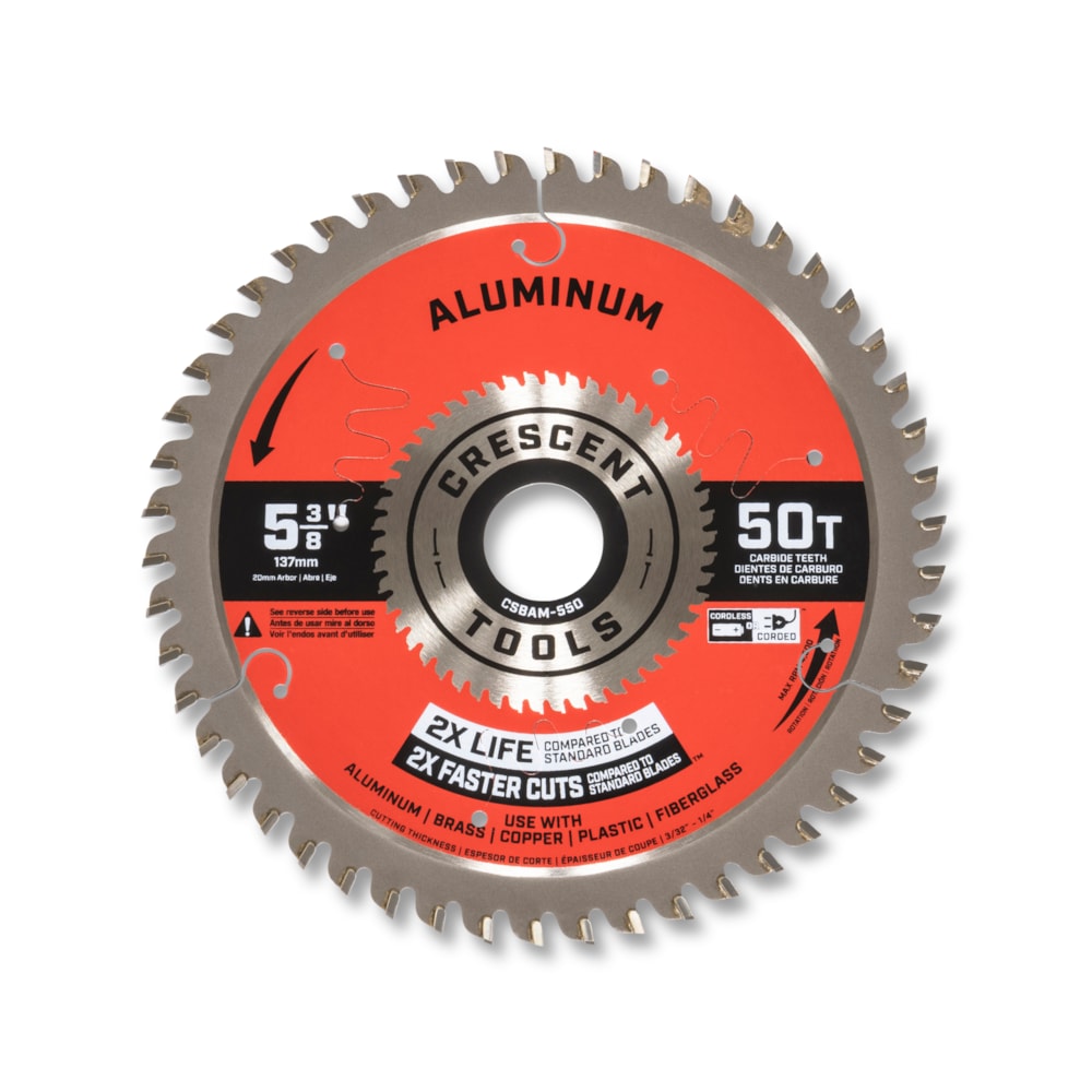 5-3/8" x 50-Tooth  Medium Aluminum Circular Saw Blade