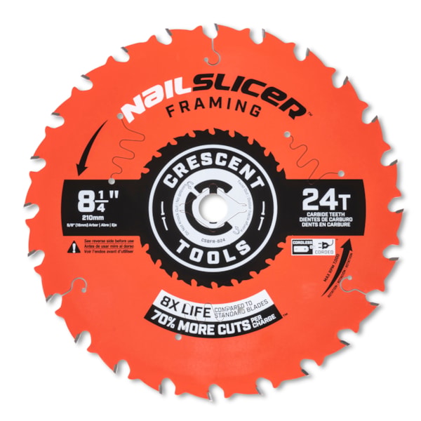 8-1/4" x 24-Tooth NailSlicer™ Framing Circular Saw Blade