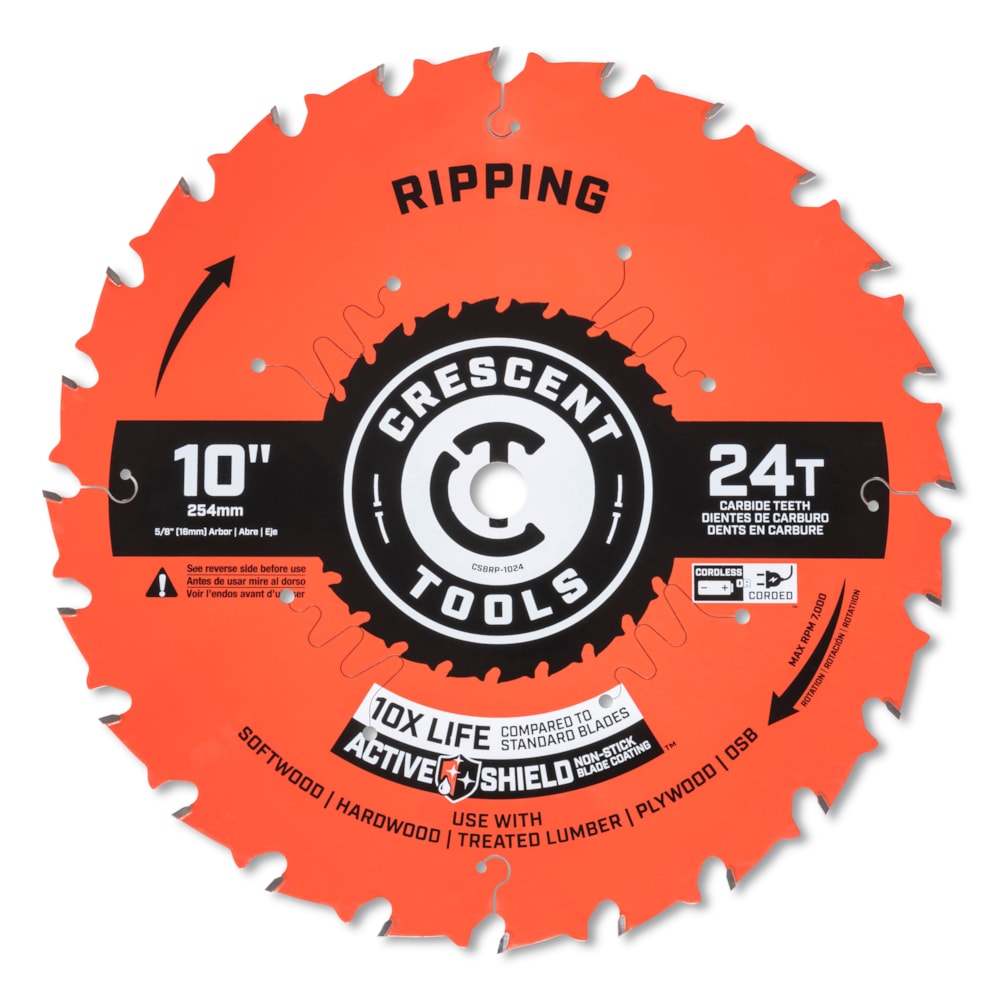 10" x 24-Tooth  Ripping Circular Saw Blade