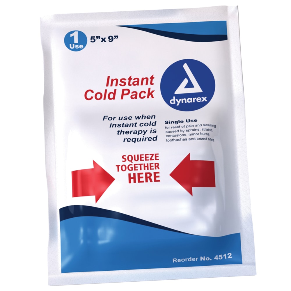 5" x 9" Instant First Aid Cold Packs, 24/Case