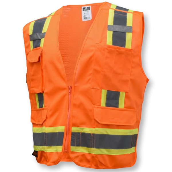 Surveyor Class 2 Breakaway Hi-Vis Lime Traffic Safety Vest Each