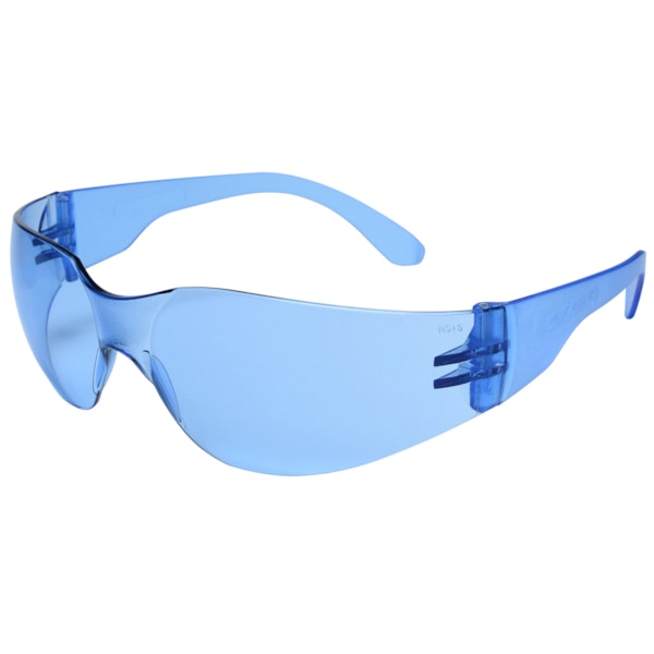 Blue Lens Anti-Scratch Safety Glasses 