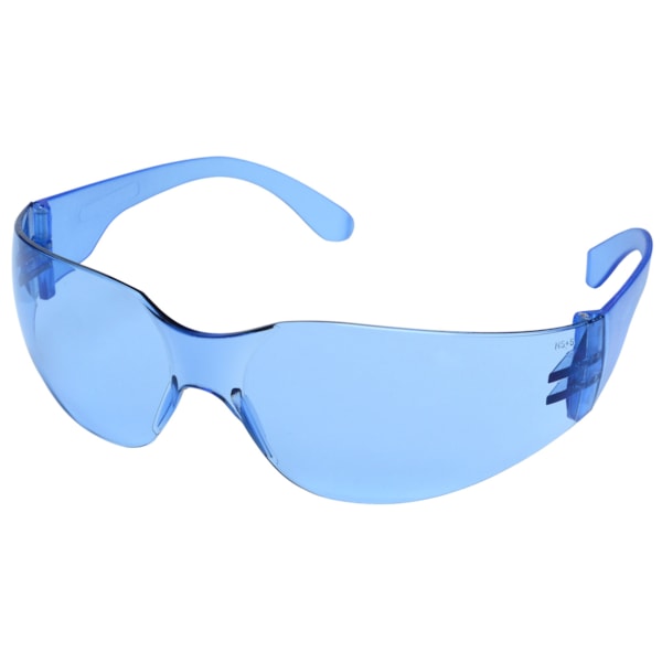 Blue Lens Anti-Scratch Safety Glasses 