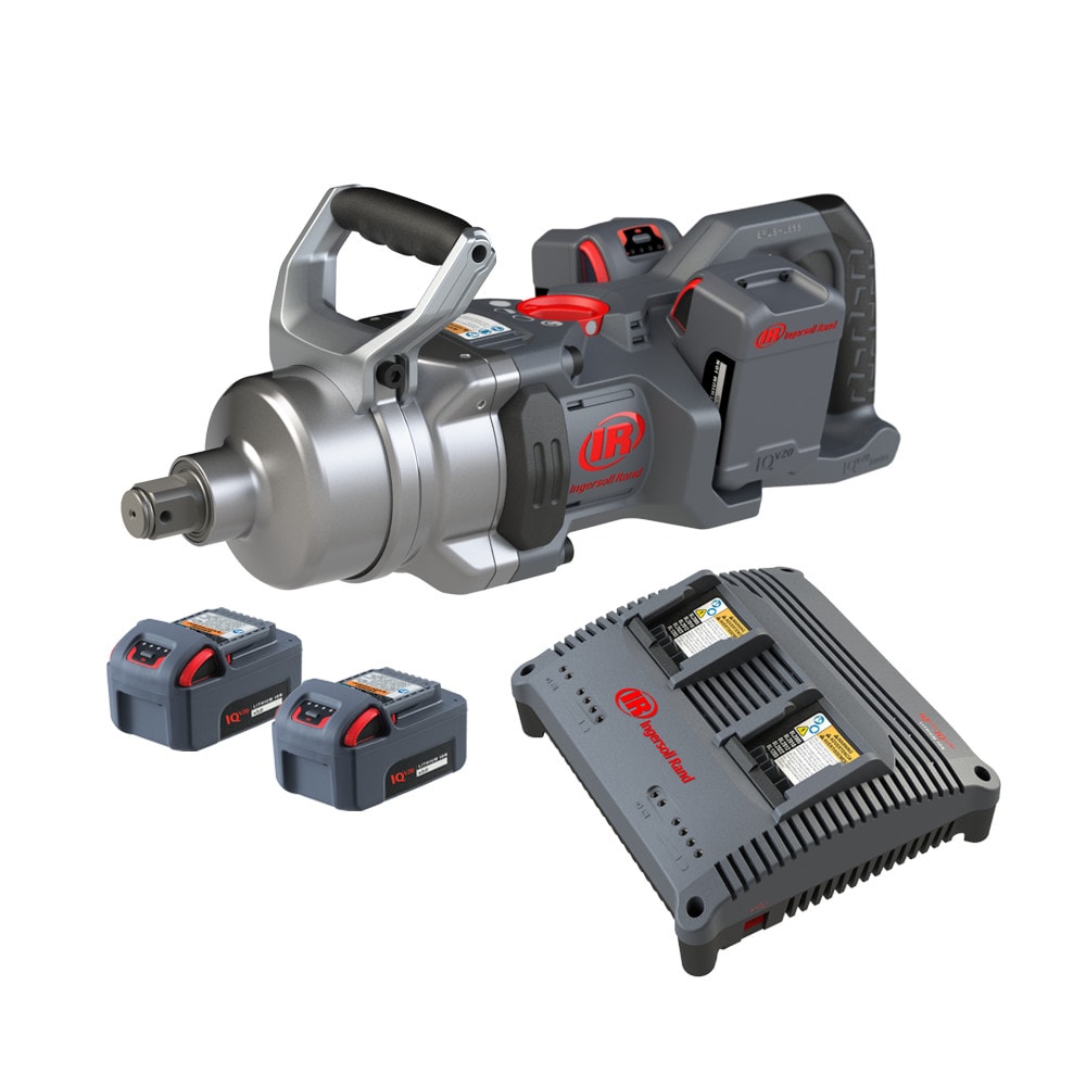 W9491-K4E 20V High-torque 1" Drive Cordless Impact Wrench Kit, 2600 ft-lbs Nut-busting Torque, 4 Batteries and Charger, Standard Anvil