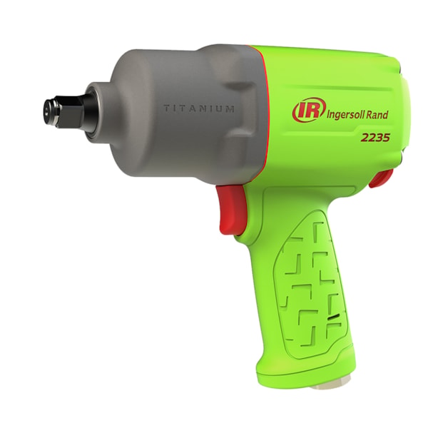 2235TIMAX-G 1/2" Drive, Air Impact Wrench, 1350 ft-lbs Nut-busting Torque, Maintenance Duty, Pistol Grip, Standard Anvil, Green