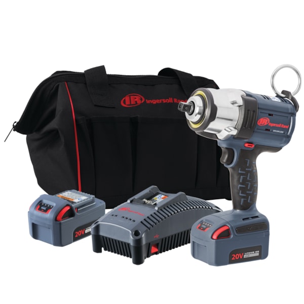 W7152P-K22 20V High-torque 1/2" Drive Cordless Impact Wrench Kit, 1500 ft-lbs Nut-busting Torque, 2 Batteries and Charger, Pin Retainer, Standard Anvil