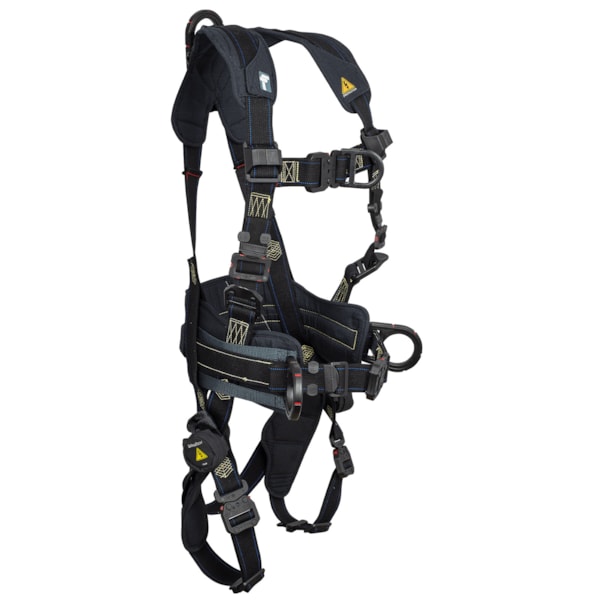 Arc Flash Nomex® 4D Construction Climbing Full Body Harness with Overmolded Quick Connect Adjustments
