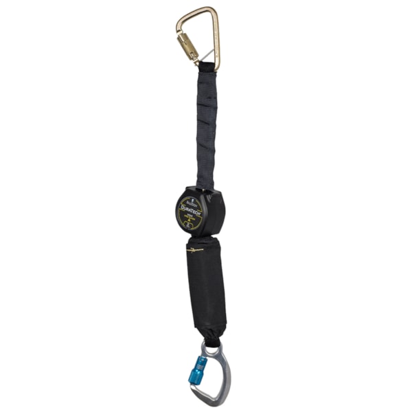 DuraTech® 6' Arc Flash Mini Personal SRL-P with Aluminum Dorsal Connecting Carabiner and Steel Anchorage Carabiner