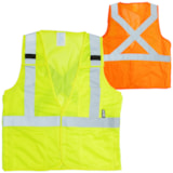 ANSI Class 2 Type R Self-Extinguishing X-Back Safety Vest thumbnail 1