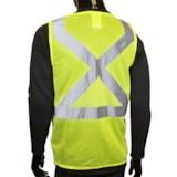 ANSI Class 2 Type R Self-Extinguishing X-Back Safety Vest thumbnail 2