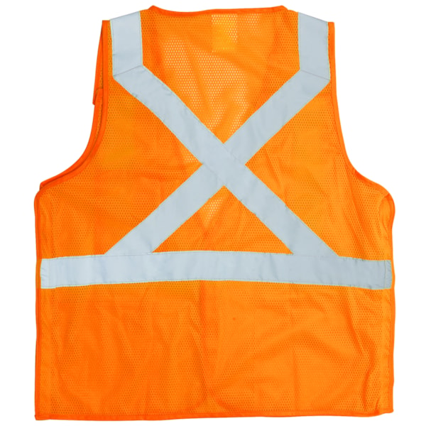 ANSI Class 2 Type R Self-Extinguishing X-Back Safety Vest