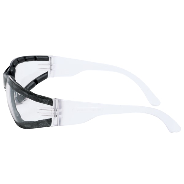Foam Lined Safety Glasses with Clear Anti-Fog Lens