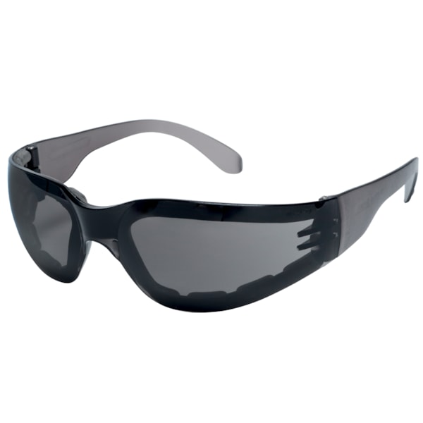 Foam Lined Safety Glasses with Gray Anti-Fog Lens