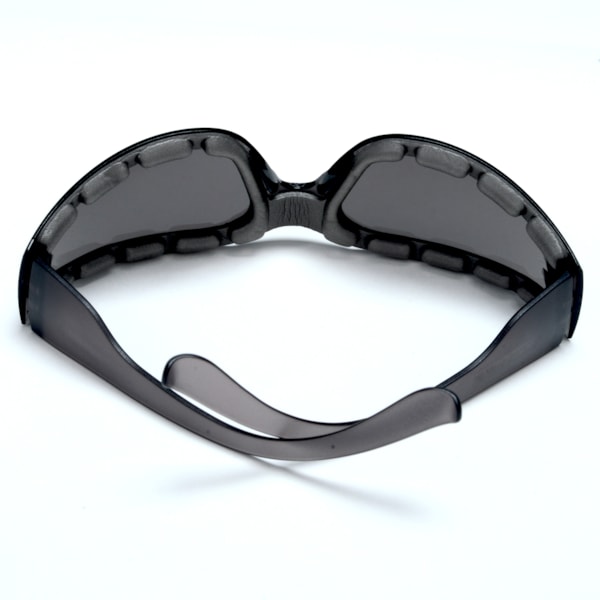 Foam Lined Safety Glasses with Gray Anti-Fog Lens