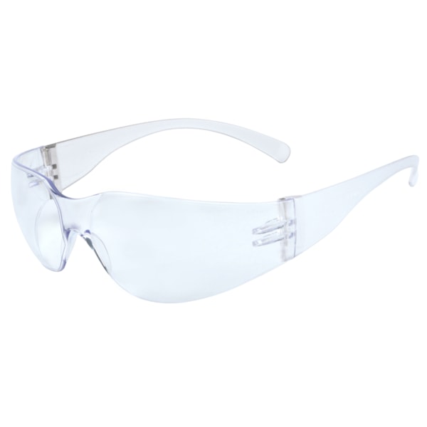 Small Size Clear Lens with Anti-Fog Coating & Clear Temples Safety Glasses 