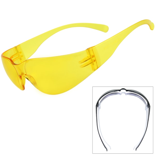 Small Size Amber Lens Safety Glasses 