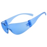 Small Size Blue Lens Scratch-Resistant Safety Glasses  thumbnail 2