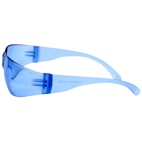 Small Size Blue Lens Scratch-Resistant Safety Glasses 