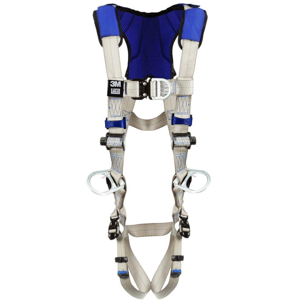 ExoFit™ X100 Quick Connect Leg Strap, Front, Back & Hip D-Ring Comfort Vest Climbing/Positioning Safety Harness 