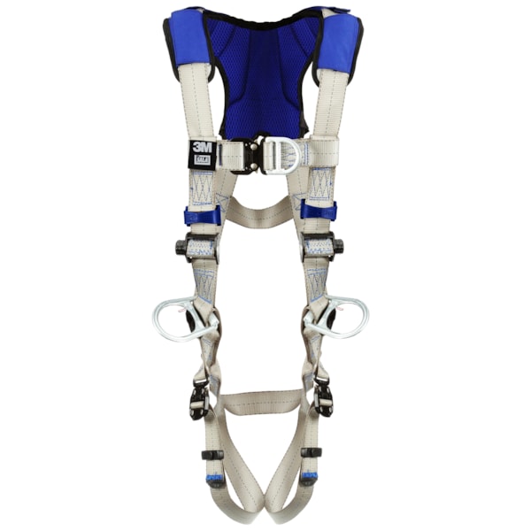 ExoFit™ X100 Quick Connect Leg Strap, Front, Back & Hip D-Ring Comfort Vest Climbing/Positioning Safety Harness 