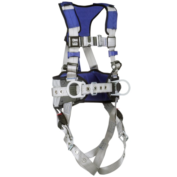 ExoFit™ X100  Tongue Buckle Leg Strap, Back & Hip D-Ring Comfort Construction Positioning Safety Harness