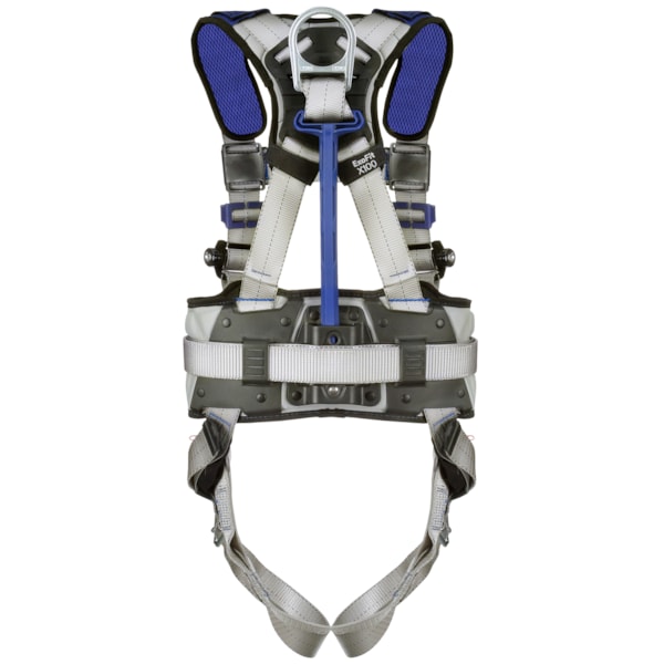 ExoFit™ X100  Tongue Buckle Leg Strap, Back & Hip D-Ring Comfort Construction Positioning Safety Harness