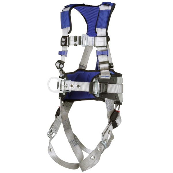 ExoFit™ X100  Tongue Buckle Leg Strap, Back & Hip D-Ring Comfort Construction Positioning Safety Harness