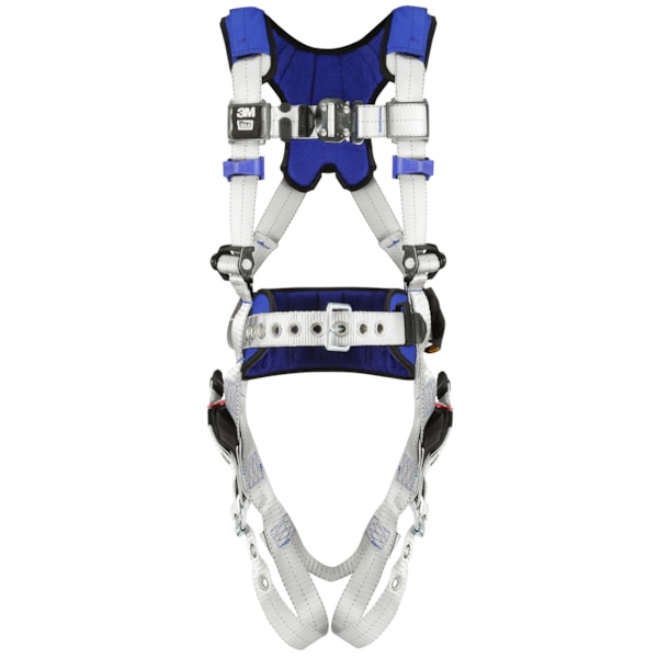  ExoFit™ X100 Tongue Buckle Leg Strap & Back D-Ring Comfort Construction Safety Harness