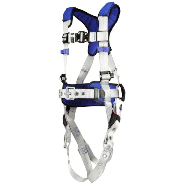  ExoFit™ X100 Tongue Buckle Leg Strap & Back D-Ring Comfort Construction Safety Harness
