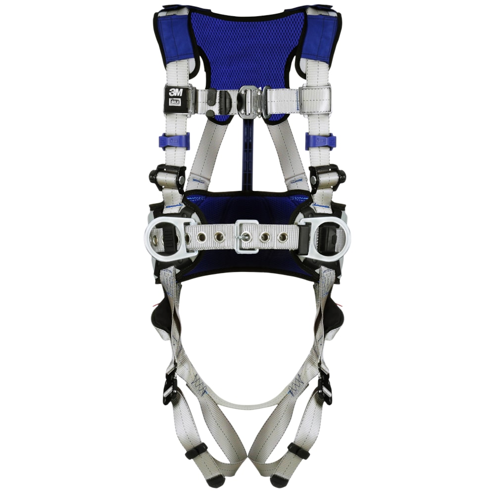 ExoFit™ X100 Quick Connect Leg Strap, Back & Hip D-Ring Comfort Construction Positioning Safety Harness