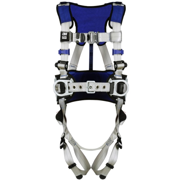 ExoFit™ X100 Quick Connect Leg Strap, Back & Hip D-Ring Comfort Construction Positioning Safety Harness