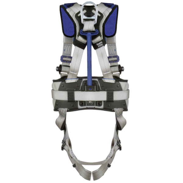 ExoFit™ X100 Quick Connect Leg Strap, Front, Back & Hip D-Ring Comfort Construction Climbing/Positioning Safety Harness