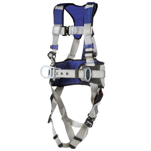 ExoFit™ X100 Quick Connect Leg Strap, Front, Back & Hip D-Ring Comfort Construction Climbing/Positioning Safety Harness