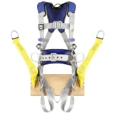 ExoFit™ X100  Tongue Buckle Leg Strap, Back, Front & Hip D-Ring Comfort Construction Oil and Gas Climbing/Positioning/Suspension Safety Harness thumbnail 1