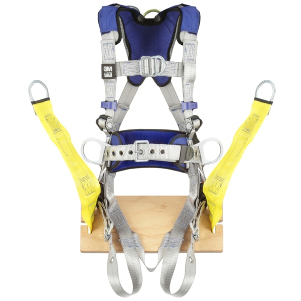 ExoFit™ X100  Tongue Buckle Leg Strap, Back, Front & Hip D-Ring Comfort Construction Oil and Gas Climbing/Positioning/Suspension Safety Harness