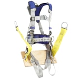 ExoFit™ X100  Tongue Buckle Leg Strap, Back, Front & Hip D-Ring Comfort Construction Oil and Gas Climbing/Positioning/Suspension Safety Harness thumbnail 2