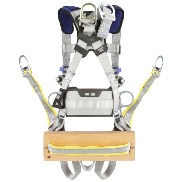 ExoFit™ X100  Tongue Buckle Leg Strap, Back, Front & Hip D-Ring Comfort Construction Oil and Gas Climbing/Positioning/Suspension Safety Harness