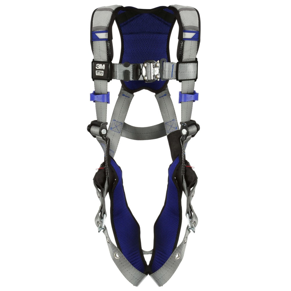  ExoFit™ X200 Tongue Buckle Leg Strap & Back D-Ring Comfort Vest Safety Harness