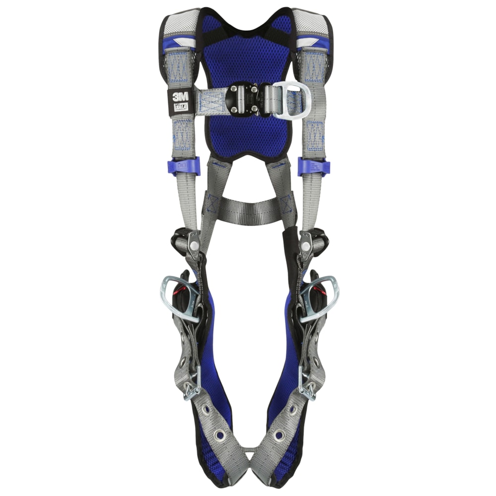 ExoFit™ X200 Tongue Buckle Leg Strap, Back, Front, & Hip D-Ring Comfort Vest Climbing/Positioning Safety Harness