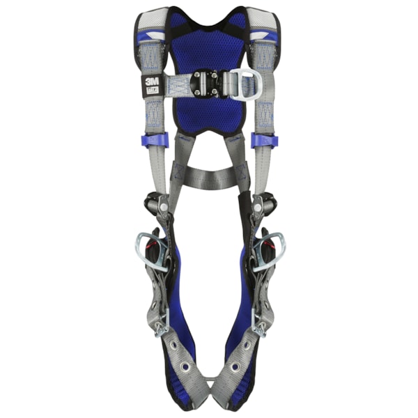 ExoFit™ X200 Tongue Buckle Leg Strap, Back, Front, & Hip D-Ring Comfort Vest Climbing/Positioning Safety Harness