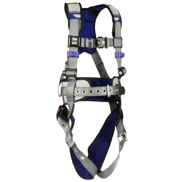 ExoFit™ X200 Tongue Buckle Leg Strap & Back D-Ring Comfort Construction Safety Harness
