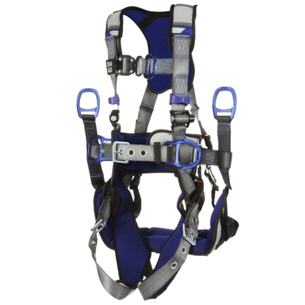 ExoFit™ X200 Tongue Buckle Leg Strap, Front, Back, & Hip D-Ring Comfort Tower Climbing/Positioning/Suspension Safety Harness