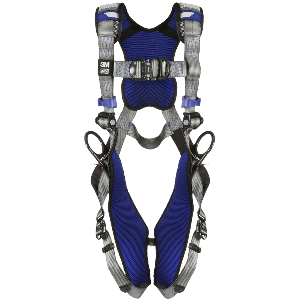 ExoFit™ X200 Quick Connect Leg Strap, Front, Back, & Hip D-Ring Comfort Wind Energy Climbing/Positioning Safety Harness 