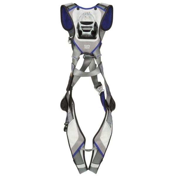 ExoFit™ X200 Quick Connect Leg Strap, Front & Back D-Ring Comfort Cross-Over Climbing Safety Harness 